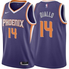 Phoenix Suns #14 Cheick Diallo Jersey -Purple