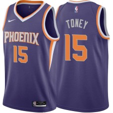 Phoenix Suns #15 Sedric Toney Jersey -Purple