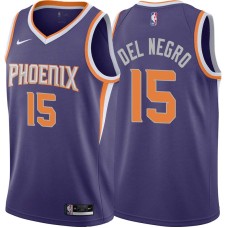 Phoenix Suns #15 Vinny Del Negro Jersey -Purple