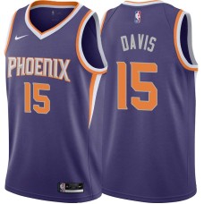 Phoenix Suns #15 Josh Davis Jersey -Purple