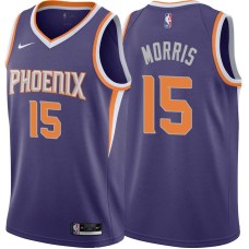 Phoenix Suns #15 Marcus Morris Jersey -Purple