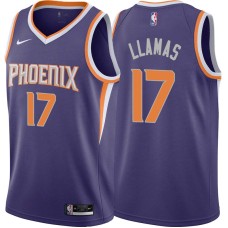 Phoenix Suns #17 Horacio Llamas Jersey -Purple