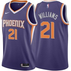 Phoenix Suns #21 Micheal Williams Jersey -Purple