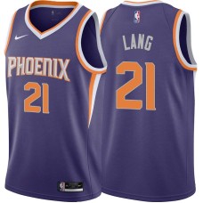 Phoenix Suns #21 Antonio Lang Jersey -Purple