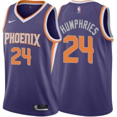 Phoenix Suns #24 Jay Humphries Jersey -Purple