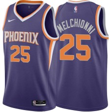 Phoenix Suns #25 Gary Melchionni Jersey -Purple