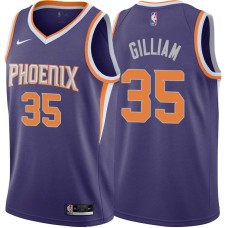 Phoenix Suns #35 Armen Gilliam Jersey -Purple