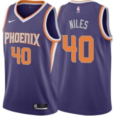 Phoenix Suns #40 Mike Niles Jersey -Purple