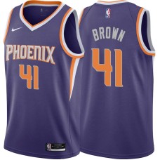 Phoenix Suns #41 Lorenzo Brown Jersey -Purple