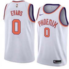 Suns #0 Jawun Evans Jersey -White PHOENIX