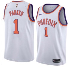 Suns #1 Smush Parker Jersey -White PHOENIX