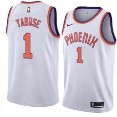 Suns #1 Yuta Tabuse Jersey -White PHOENIX