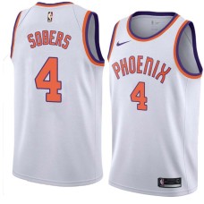 Suns #4 Ricky Sobers Jersey -White PHOENIX