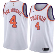 Suns #4 Tom Van Arsdale Jersey -White PHOENIX