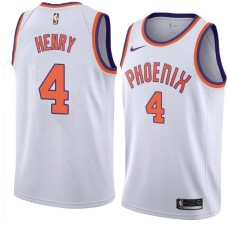 Suns #4 Skeeter Henry Jersey -White PHOENIX