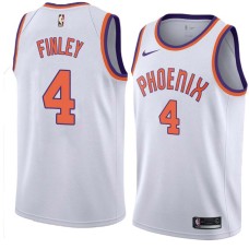 Suns #4 Michael Finley Jersey -White PHOENIX