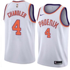 Suns #4 Tyson Chandler Jersey -White PHOENIX