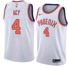 Suns #4 Quincy Acy Jersey -White PHOENIX