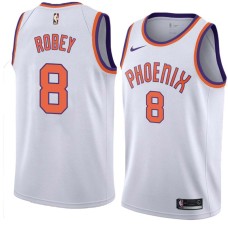 Suns #8 Rick Robey Jersey -White PHOENIX