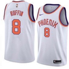 Suns #8 Trevor Ruffin Jersey -White PHOENIX