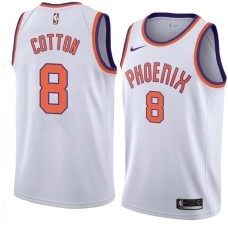 Suns #8 Bryce Cotton Jersey -White PHOENIX