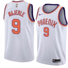 Suns #9 Dan Majerle Jersey -White PHOENIX