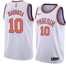 Suns #10 Leandro Barbosa Jersey -White PHOENIX