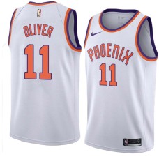 Suns #11 Jimmy Oliver Jersey -White PHOENIX