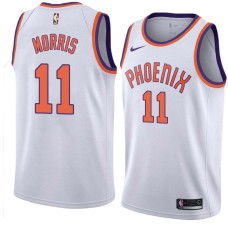 Suns #11 Markieff Morris Jersey -White PHOENIX