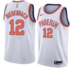 Suns #12 Ed Biedenbach Jersey -White PHOENIX