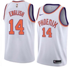 Suns #14 Scott English Jersey -White PHOENIX