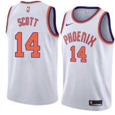 Suns #14 Alvin Scott Jersey -White PHOENIX