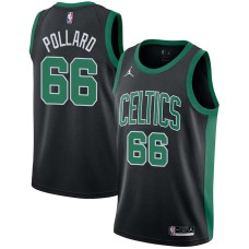 Boston Celtics #66 Scot Pollard Jersey -Black