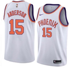 Suns #15 Ryan Anderson Jersey -White PHOENIX