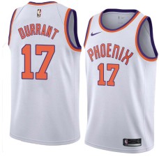 Suns #17 Devin Durrant Jersey -White PHOENIX