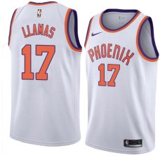 Suns #17 Horacio Llamas Jersey -White PHOENIX