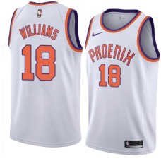 Suns #18 Hot Rod Williams Jersey -White PHOENIX