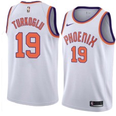 Suns #19 Hedo Turkoglu Jersey -White PHOENIX