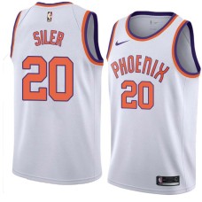 Suns #20 Garret Siler Jersey -White PHOENIX