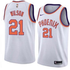 Suns #21 George Wilson Jersey -White PHOENIX