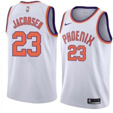 Suns #23 Casey Jacobsen Jersey -White PHOENIX