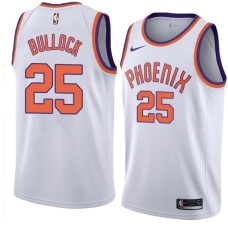 Suns #25 Reggie Bullock Jersey -White PHOENIX