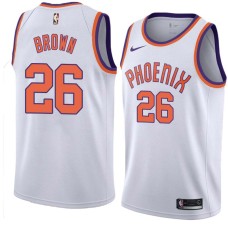 Suns #26 Shannon Brown Jersey -White PHOENIX