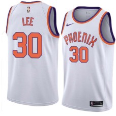 Suns #30 Ron Lee Jersey -White PHOENIX