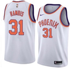 Suns #31 Kurt Rambis Jersey -White PHOENIX