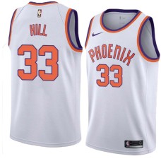 Suns #33 Grant Hill Jersey -White PHOENIX