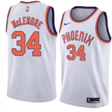 Suns #34 McCoy McLemore Jersey -White PHOENIX