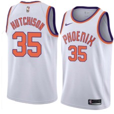 Suns #35 Chandler Hutchison Jersey -White PHOENIX