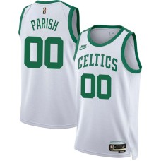 Boston Celtics #00 Robert Parish Jersey -White Classic