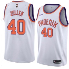 Suns #40 Luke Zeller Jersey -White PHOENIX